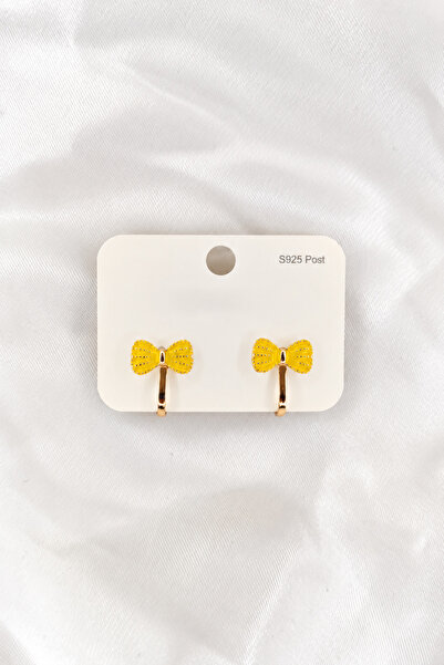ÖZÇTAKI Steel Children's Earrings - Clip-On (Non-Pierced) - Ribbon Model - fo...