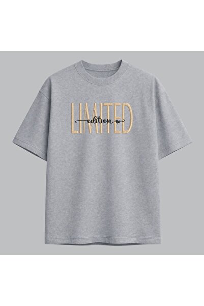 KEYFHOME Ediție limitată Tricou unisex cu broderie scrisă 100% bumbac