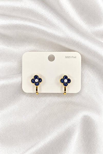 ÖZÇTAKI Steel Children's Earrings - Clip-On (Non-Pierced) - Flower Model with...