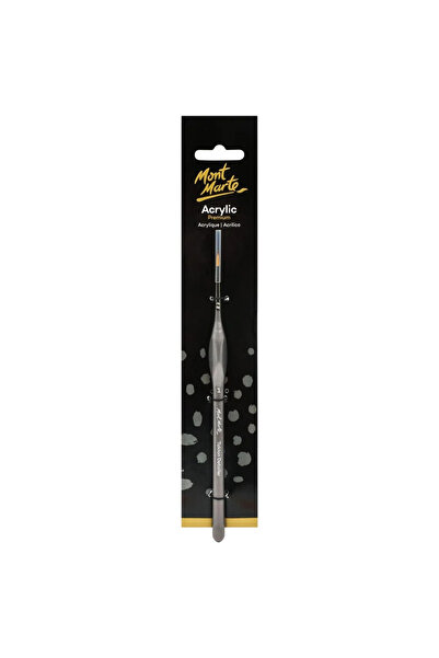 Mont Marte Premium Artist Taklon Akrilik Boya İnce Detay Fırçası No: 1