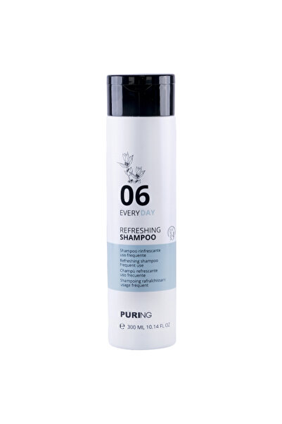 PURING 06 Everyday Sensitive Scalp Refreshing Shampoo with Mint and Menthol f...