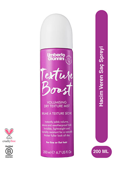 Umberto Giannini Texture Boost Hacim Veren Vegan Kuru Doku Spreyi 200 ML