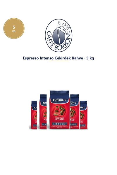 Caffe Borbone Caffè Borbone Intenso 5 Kg Çekirdek Kahve – Profesyonel İşletme...