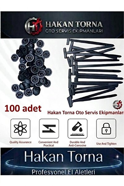 HAKTOR - Rico Yeni Cırt Kelepçe Klipsi Kapak Trim Çadır Tente Branda Sabitlem...