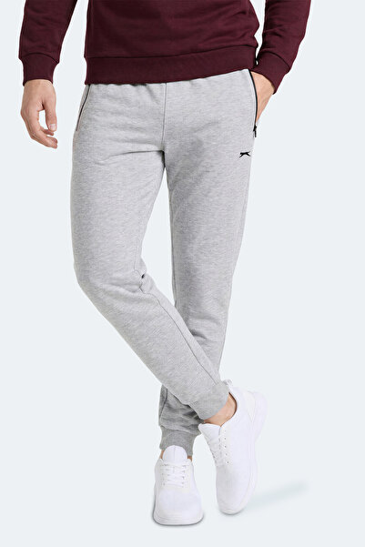 Slazenger Fernon Men's Gray Sweatpants with Pockets