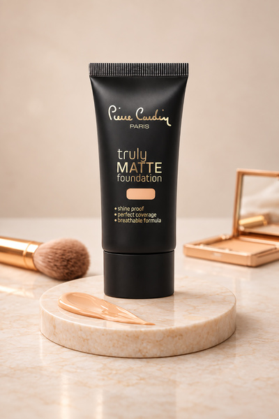 Pierre Cardin Mat Fondöten - Truly Matte Foundation Natural Beige 8680570467001