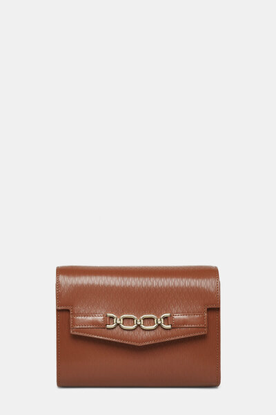Vakko TABA MONOGRAM DERİ ÇANTA