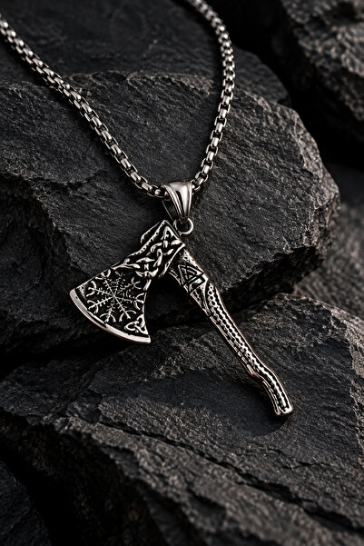 Oxford Sport Viking Axe Necklace for Men |   1. Grade Stainless Steel |   Special Design |   Gift Boxed