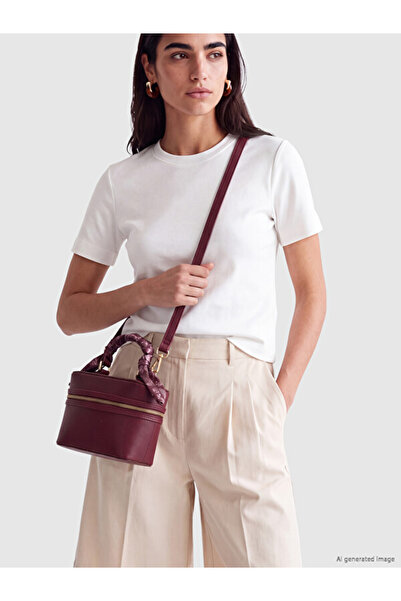 LC Waikiki Quality Parts Leather Look Women's Shoulder Bag from Çelebi Store