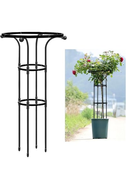 HASTHIP ® Metal Garden Trellis for Climbing Plants, Rustproof Decorative Plan...