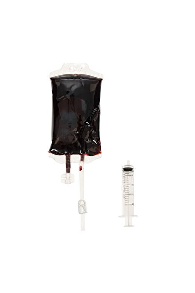 OEM Punga cu Sange Fals & Siringa din Plastic 200g – Accesoriu Beauty Tematic...