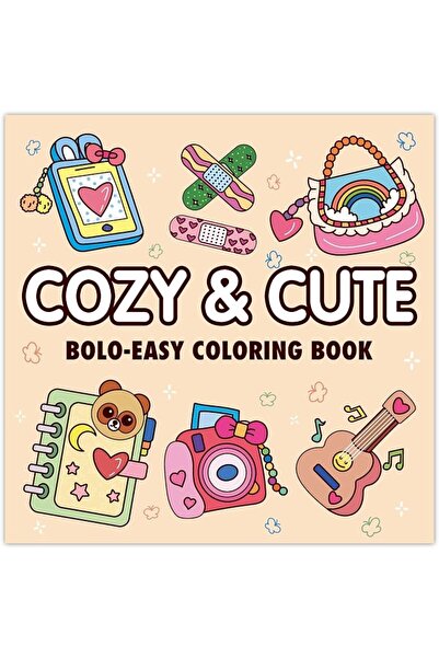 Generic COZY&CUTE: كتاب تلوين للكبار والأطفال، تصاميم جريئة وسهلة، بسيطة وكبي...
