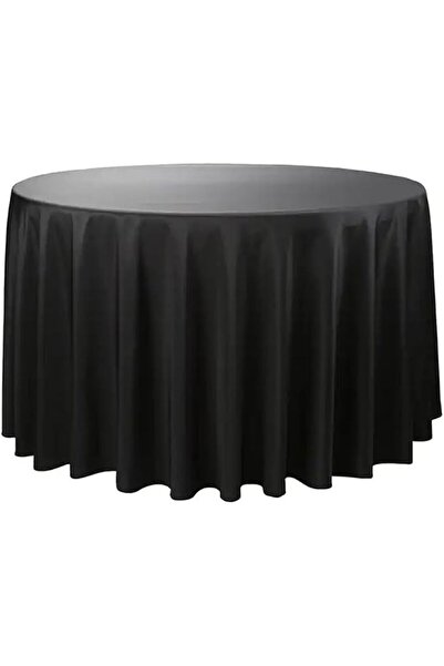 GENERAL White Round Table Cloth 70 Inch, Heavy Duty, Round Table Cover for Bu...