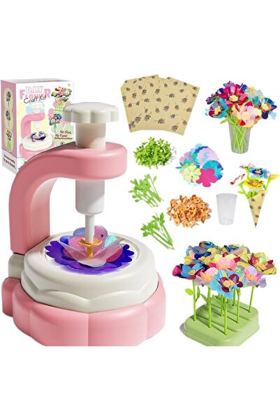 Soofam DIY Fabric Flower Bouquets Toys, Kids' Art and Craft Flower Making Kit...