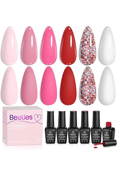 beetles Gel Polish مجموعة طلاء أظافر جل صيفية من بيتس، 20 لونًا بألوان الباست...