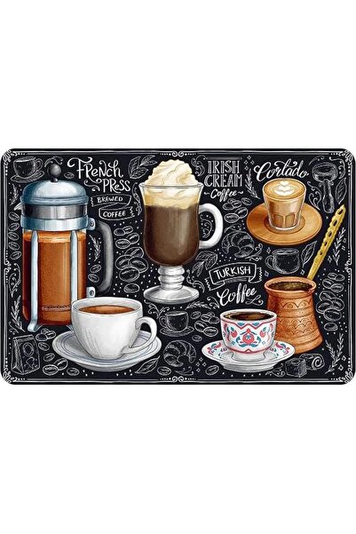 GENERAL Castowe Coffee Mat Accessories for Table Surface, Absorbent and Stain...