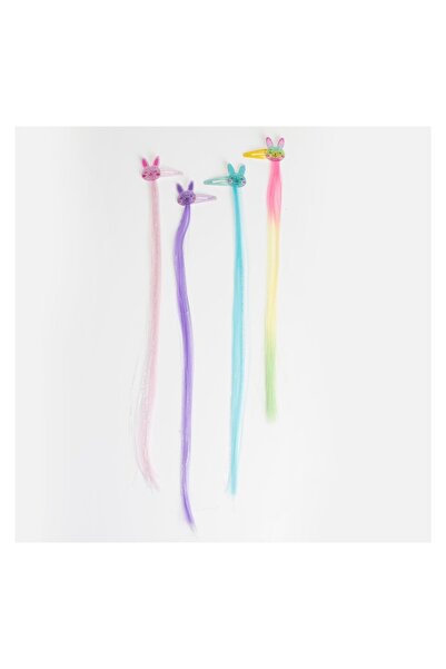 OEM Clame Par Iepuras cu Suvite Multicolore pentru Copii 44cm - 4buc - Acceso...