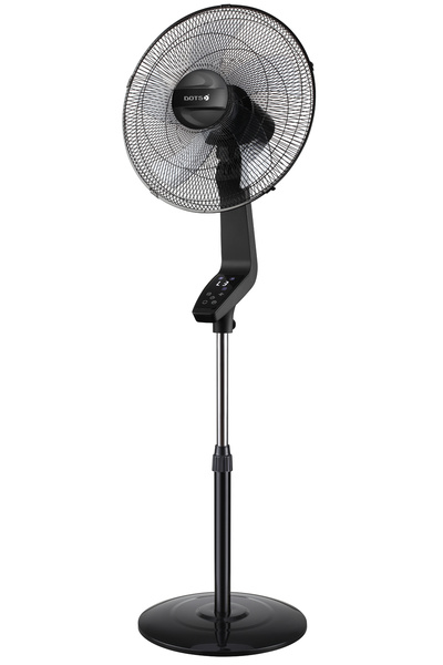 DOTS Stand Fan 16" (TFS1662K44) 60W 3Speeds Led Display 12H Timer Remote Cont...