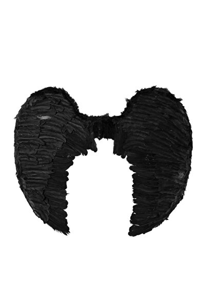 OEM Aripi Negre de Deghizare Inger 100x90cm – Accesoriu Vestimentar pentru De...