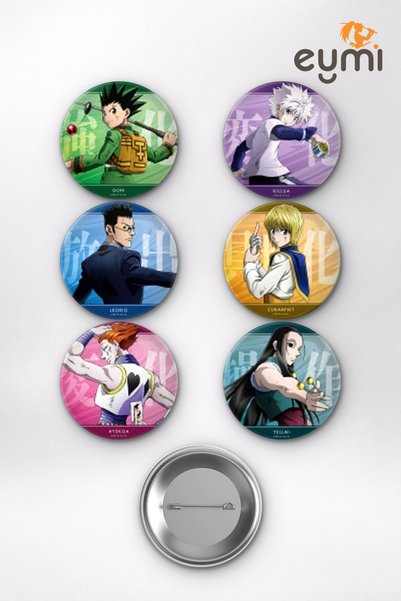 Eymi Design Hunter x Hunter Killua Zoldyck, Gon ve Hisoka Temalı Çanta Süsü R...