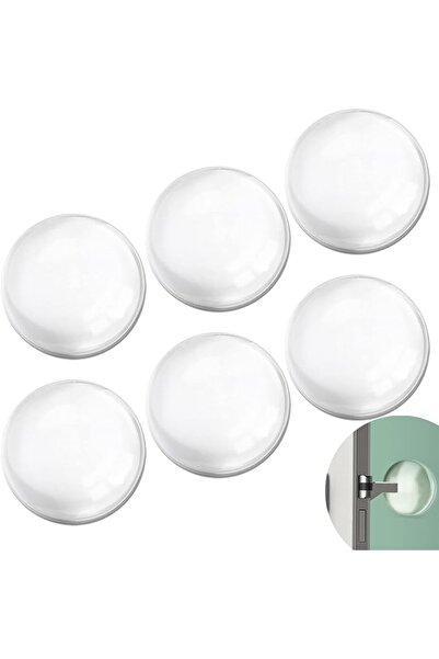 GENERAL Door Bumpers Protective Wall Protectors,6-Piece Shock Absorbing Handl...