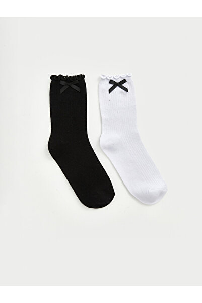 LC Waikiki Quality Pieces from Çelebi Store: Women's Socks with Bow Detail, P...