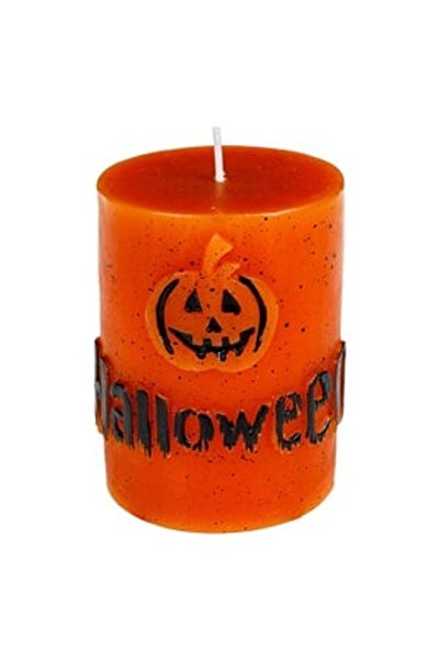 DD SHOP Lumanare de Halloween Dovleac Portocalie 7x9.5cm - Lumanari