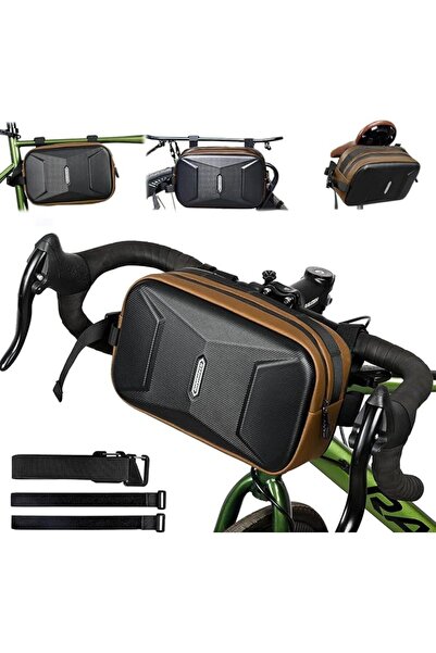 GENERAL Bike Handlebar Bag,Waterproof Bike Front Bag,Waist Shoulder Bag, 3.2L...