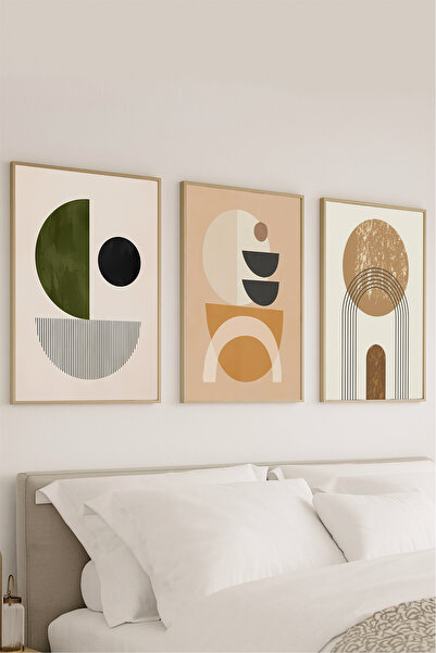 VOBA STORE SET DE PICTURĂ BOEMĂ CU CADRU, 3 PIESE