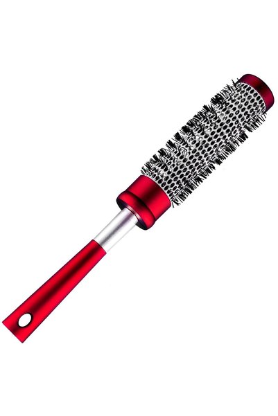 DD SHOP Perie Ceramica Bordo pentru Coafat - Perii Par Plastic-Ceramice, Cosm...