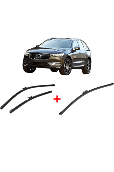 VALEO Set of 3 wipers VOLVO XC60 II (246) 2017-2022, for windshield and rear ...