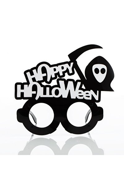 DD SHOP Ochelari Deghizare de Petrecere Happy Halloween din PVC Negru