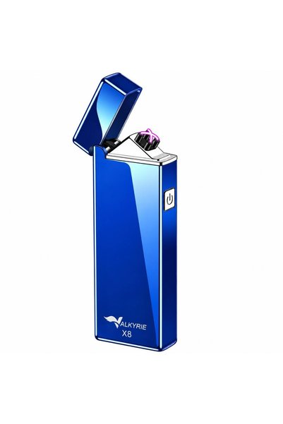 valkyrie X8 USB Şarjlı Elektronik Ark Çakmak Alevsiz Rüzgara Dayanıklı Metali...