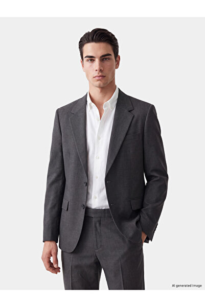 LC Waikiki Nevavm Farkıyla Lcw Business Anthracite Plain Narrow & Slim Men's ...