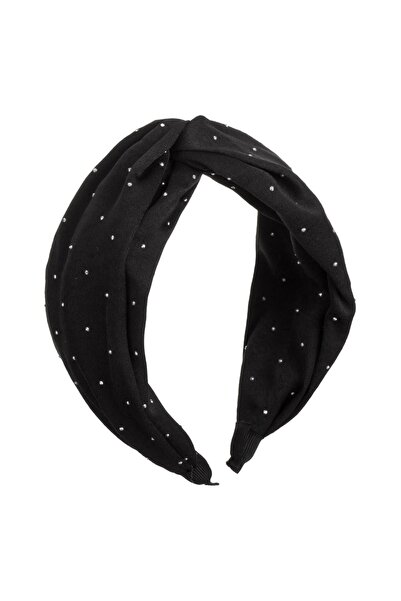 DD SHOP Coronita Par Lata Neagra cu Nod & Strass pentru Femei - Bentite Dama,...