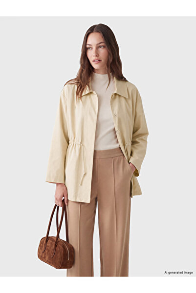 LC Waikiki Quality Pieces from Çelebi Store Shirt Roba Collar Loose Fit Women...