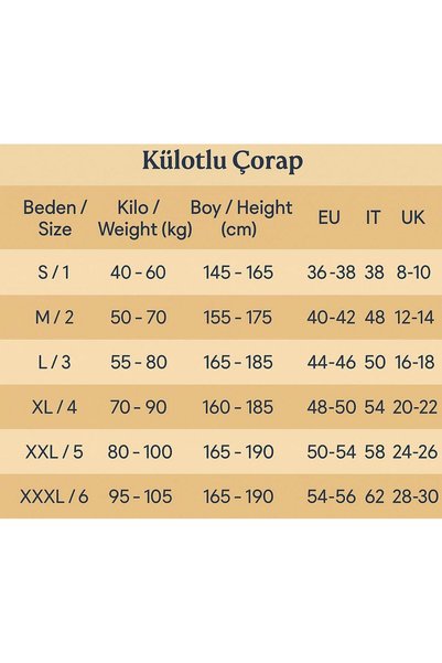 DÜVEN Maxi 50 Denye Yumuşak Mat Orta Kalın Box Body Külotlu Çorap KESTANE