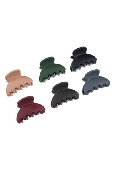 DD SHOP Clame Par Multicolore Mate pentru Femei 4cm - 6buc - Prins Parul, Cos...