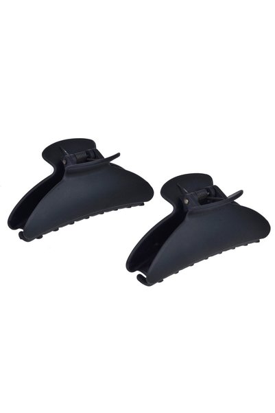 DD SHOP Clame Par Negre Mat pentru Femei 9cm - 2buc - Prins Parul, Cosmetice ...