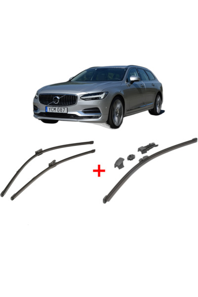 VALEO Set of 3 wipers VOLVO V90 II Estate (235) 2016-2022, for windshield and...