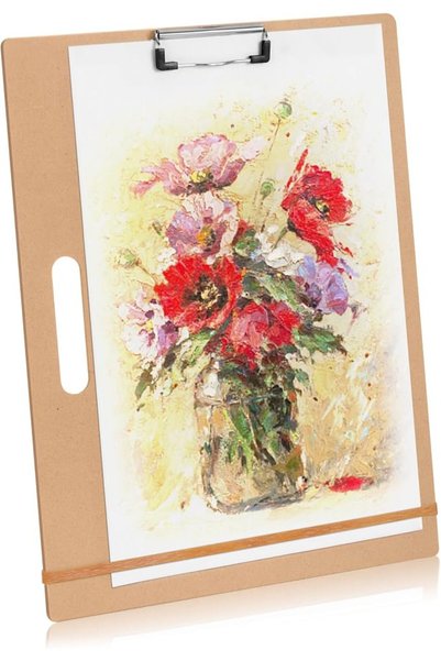 KASTWAVE 14" x 18" Artist Sketch Board, with Comfortable Handle, Portable Lig...