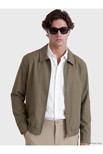 LC Waikiki Nevavm with a Difference from Lcw Vision Green Standard Mold Shirt...