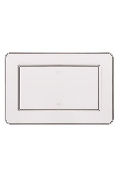 CBD CORAL BEST DEALS Tavă de servire din plastic transparent 37x24cm