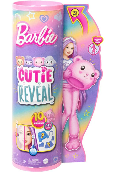 mattel Барби Къти Ривайвъл: Уютни сладки тениски - Розова кукла мече с 10 изн...
