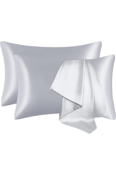 GVTECH Gvtech 2-Piece Satin Pillowcase, Soft and Breathable Silk Satin Pillow...