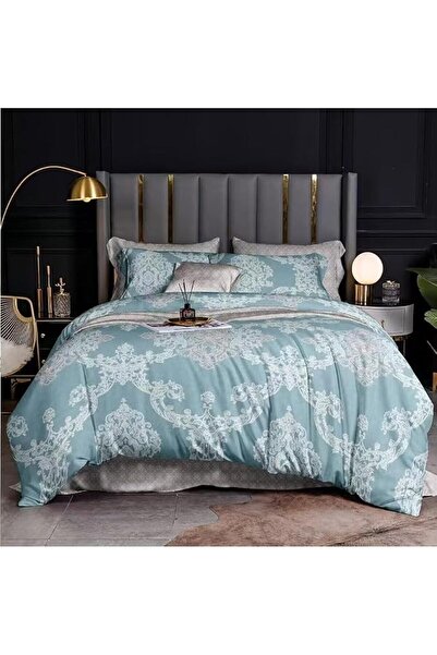 GOLDEN HOME طقم أغطية سرير مقاس كينج/مقاس فردي، غطاء لحاف، غطاء وسادة، 6 قطع،...