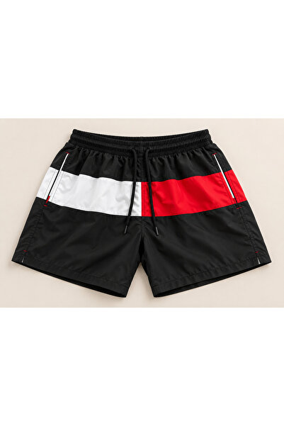 HELMİRA Men's Swim Shorts with Pockets, Mesh Lining, Elastic Waist, Quick Dry...