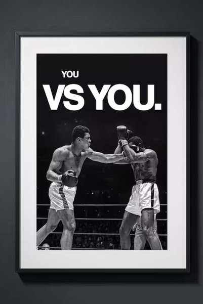 Taranist Poster - You vs You - Basketbol Motivasyon ve Başarı Spor Posteri