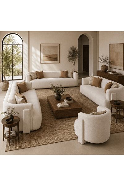 AlRugaib Furniture طقم فيينا الأبيض