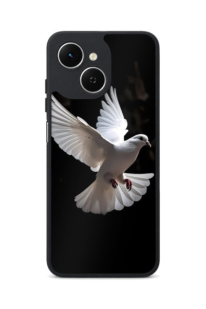 TECNO Spark 40C Compatible Pigeon Pattern Camera Protected Shockproof Case